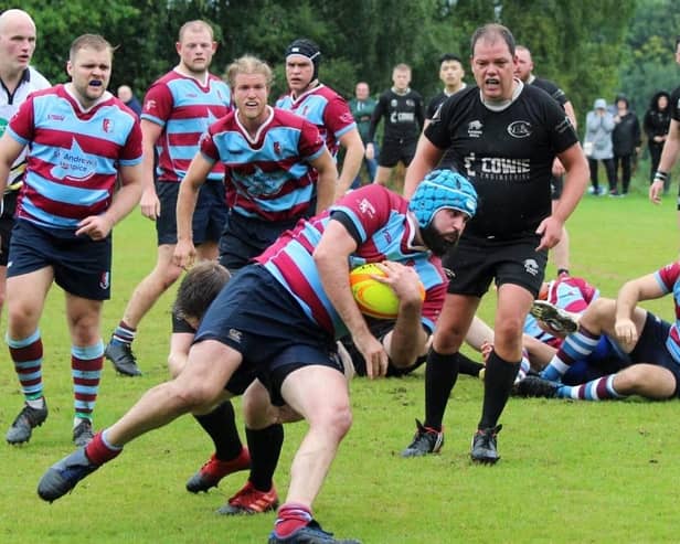 Uddingston Rugby Club in league action