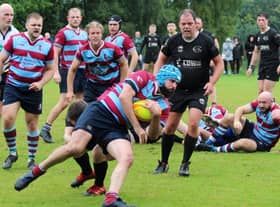 Uddingston Rugby Club in league action