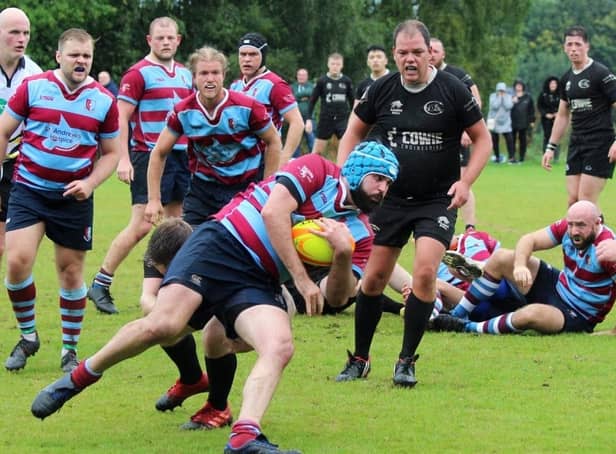 Uddingston Rugby Club in league action