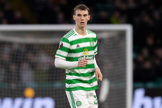Liam Shaw, pictured in action for Celtic against Real Betis, is closing in on a loan move to Motherwell. (Photo by Alan Harvey / SNS Group)