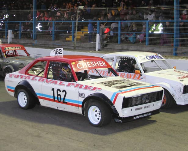 Stock car racing action from Cowdenbeath (Library pic)