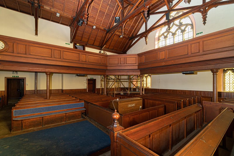 The main church hall offers plenty of scope for a wide number of uses, which would not need planning consent.