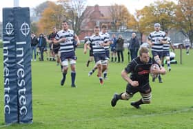 Biggar in action at Heriot's in a previous clash (Library pic)