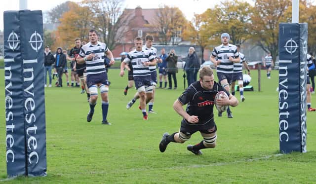 Biggar in action at Heriot's in a previous clash (Library pic)