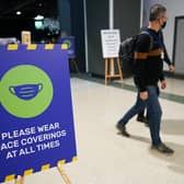 Covid passports were not required for the COP26 summit, but daily negative tests for the virus were (Picture: Ian Forsyth/Getty Images)