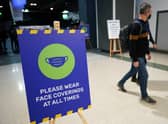 Covid passports were not required for the COP26 summit, but daily negative tests for the virus were (Picture: Ian Forsyth/Getty Images)