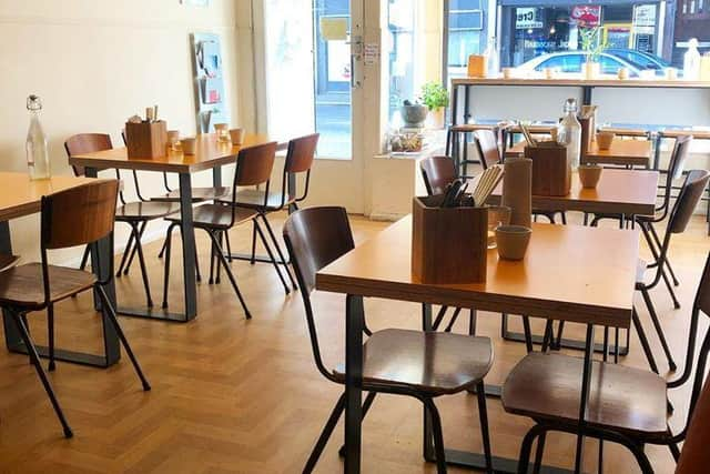 Spicy: The interior of Julie's Kopitiam in Shawlands