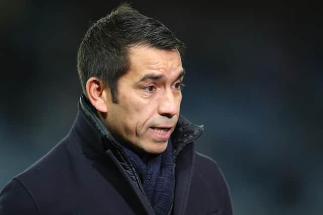 Rangers manager Giovanni van Bronckhorst expects interest from other clubs in some of his players during the January transfer window. (Photo by Ian MacNicol/Getty Images)