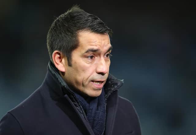 <p>Rangers manager Giovanni van Bronckhorst expects interest from other clubs in some of his players during the January transfer window. (Photo by Ian MacNicol/Getty Images)</p>