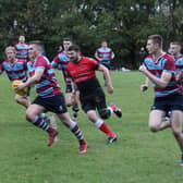 Uddingston launch an attack against Clydebank (Pic by Amy McCloy)