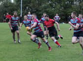 Uddingston launch an attack against Clydebank (Pic by Amy McCloy)