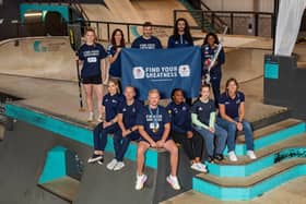 Current and Former Olympic and Paralympic Athletes at the launch of the ‘Find Your Greatness'