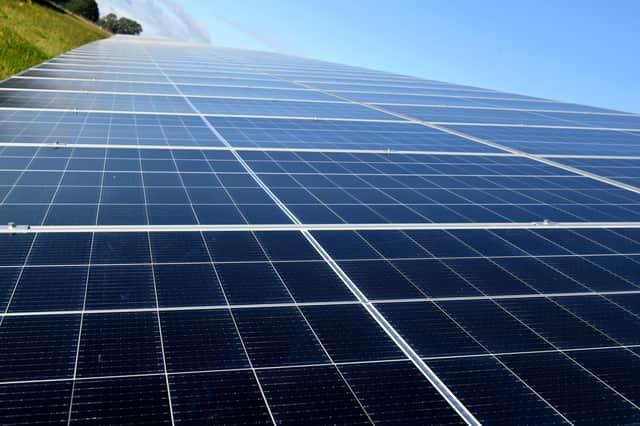 Approximately 65,600 solar panels will be installed at the site
