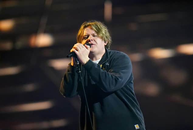 Scottish singer Lewis Capaldi