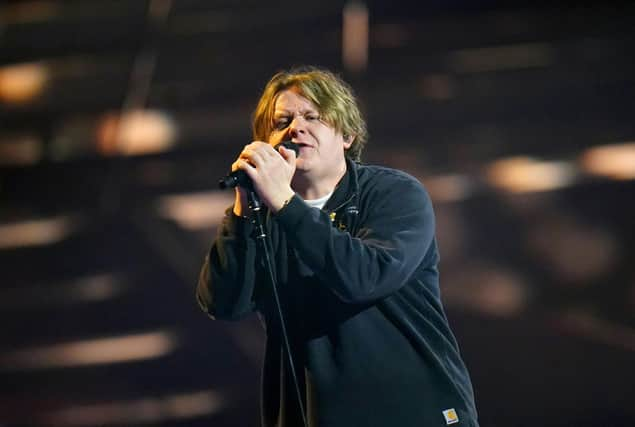 Scottish singer Lewis Capaldi 