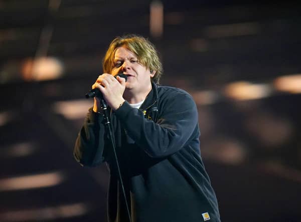Scottish singer Lewis Capaldi 
