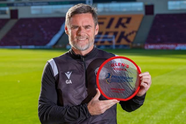 Graham Alexander has won three Manager of the Month awards since taking over at Motherwell a year ago