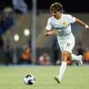 Former Celtic winger Jota in action for Al-Ittihad during the 2023 Arab Club Champions Cup group A match against Tunisia's Esperance de Tunis. (Photo by -/AFP via Getty Images)