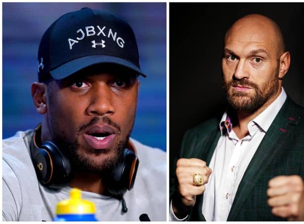 <p>Anthony Joshua has accepted terms for a proposed world heavyweight title fight with Morecambe-based boxer Tyson Fury</p>