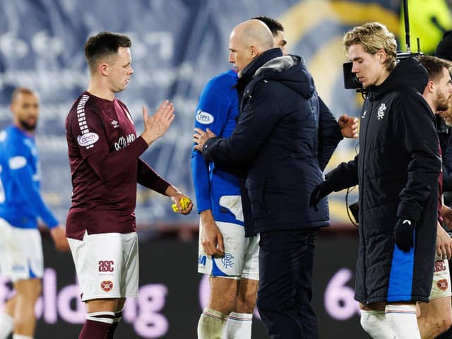 Rangers manager Philippe Clement and his players face Hearts on Sunday.