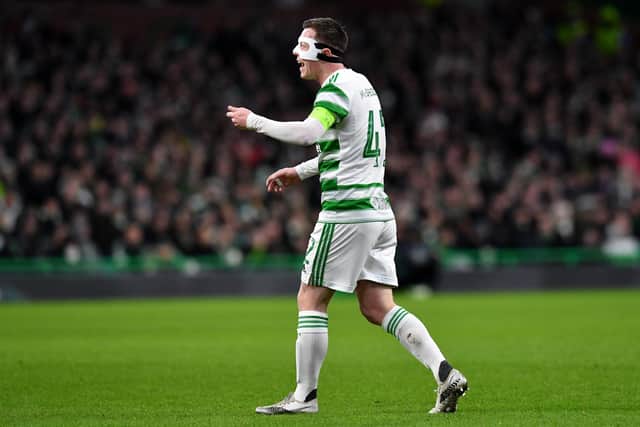 Celtic captain Callum McGregor remains upbeat about his team's chances of overcoming Bodo/Glimt to reach the last 16 of the Europa Conference League. (Photo by Mark Runnacles/Getty Images)