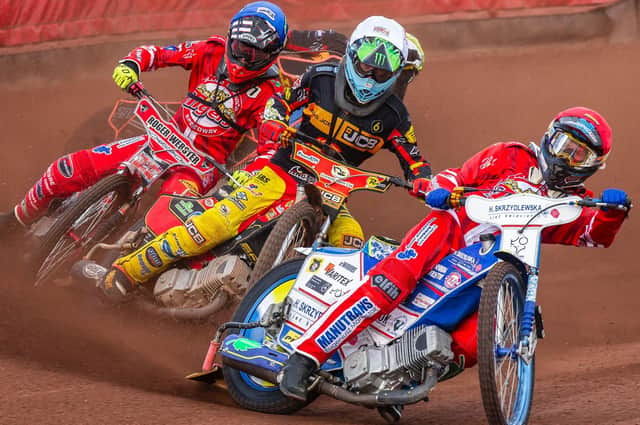 Action from Glasgow Tigers' win over Leicester (pic: Taylor Lanning)
