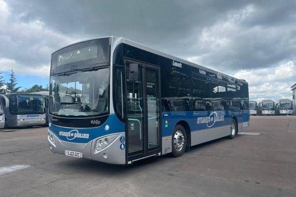 Stuarts of Carluke run a fleet of buses and operate the 191 Lanark to Biggar route