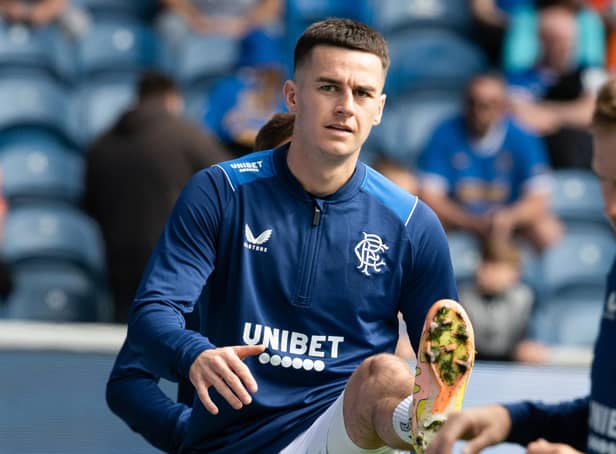 <p>Rangers forward Tom Lawrence is set to return from injury next month.  (Photo by Rob Casey / SNS Group)</p>