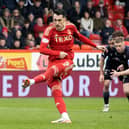 Aberdeen striker Bojan Miovski