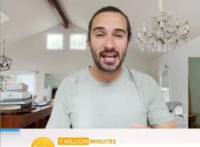 TV fitness guru Joe Wicks congratulates Heather Bryson, pictured with mum Deborah on winning Good Morning Britain's 1 Million Minutes Loneliness Hero Award