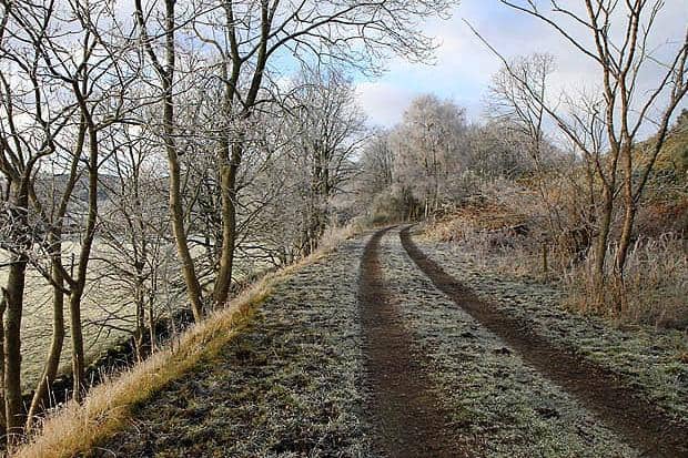 The disused railway line will now be home to a new housing development. (Pic courtesy of Walter Baxter)