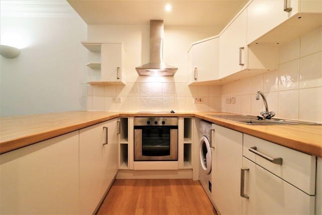 The modern, fitted kitchen