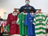 The Rangers shirts available at the Classic Football Shirts pop-up shop in Glasgow