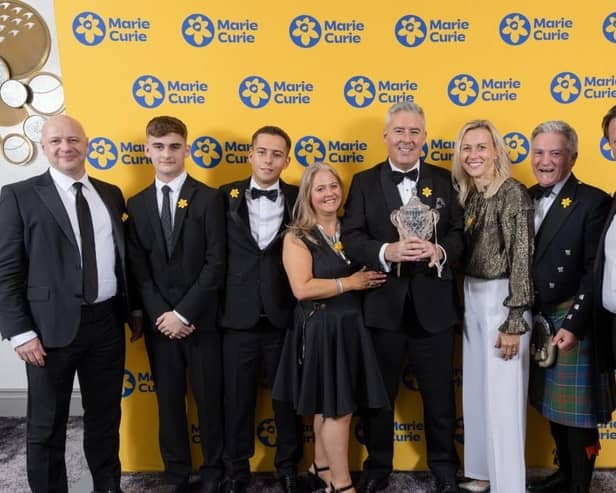Waterfoot Properties were named Glasgow's brainiest business at the annual fundraising event