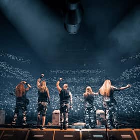 Sabaton pictured live at "The Tour To End All Tours"