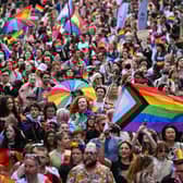 Thousands of people took part in the march.