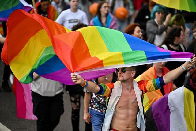 Glasgow's Pride in celebration of the city's LGBT+ community, September 4, 2021. Picture: Jeff J Mitchell/Getty Images