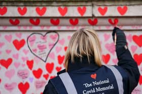 Covid memorial wall