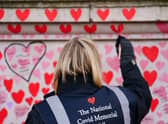 Covid memorial wall