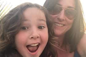 Milly Main and mother Kimberly Darroch. 