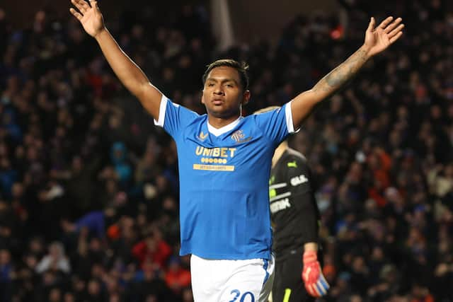 Rangers striker Alfredo Morelos has admitted a move to the English Premier League "would be nice". (Photo by Alan Harvey / SNS Group)