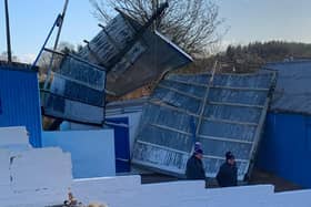 Some of the carnage at Moor Park after Storm Arwen hit on November 27