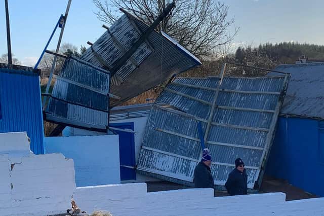 Some of the carnage at Moor Park after Storm Arwen hit on November 27