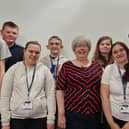 MP Marion Fellows meets with students at University Hospital Wishaw. Picture - supplied.