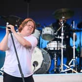 Lewis Capaldi performs on the Pyramid Stage at Glastonbury Festival (Photo by Leon Neal/Getty Images)