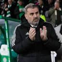 Celtic Manager Ange Postecoglou during the 3-0 win over Livingston at Celtic Park. (Photo by Craig Williamson / SNS Group)