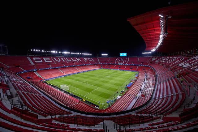 The Ramon Sanchez Pizjuan Stadium in Seville where Rangers will face Eintracht Frankfurt in the Europa League final on May 18. (Photo by Fran Santiago/Getty Images)