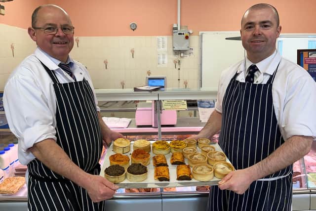 Jim and Jamie Cairns are delighted to be shortlisted in the World Championship Scotch Pie Awards.