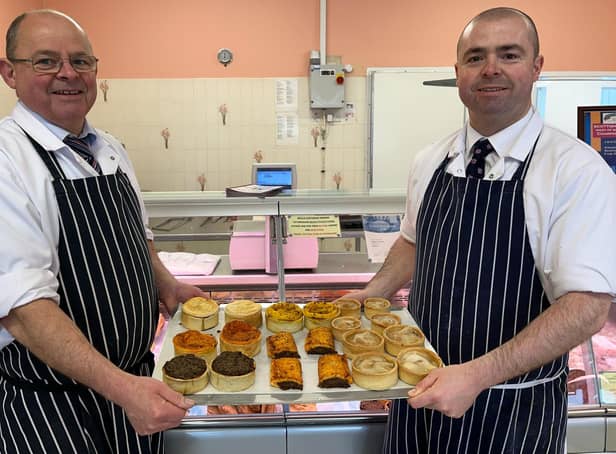 Jim and Jamie Cairns are delighted to be shortlisted in the World Championship Scotch Pie Awards.