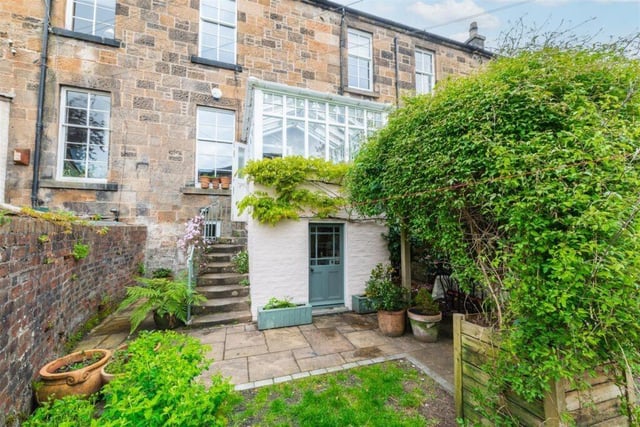 The garden at the rear.